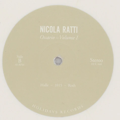 Nicola Ratti - Ossario Volume I