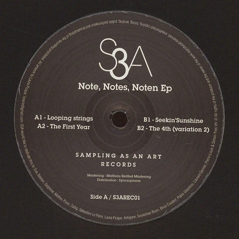 S3A - Note, Notes, Noten EP