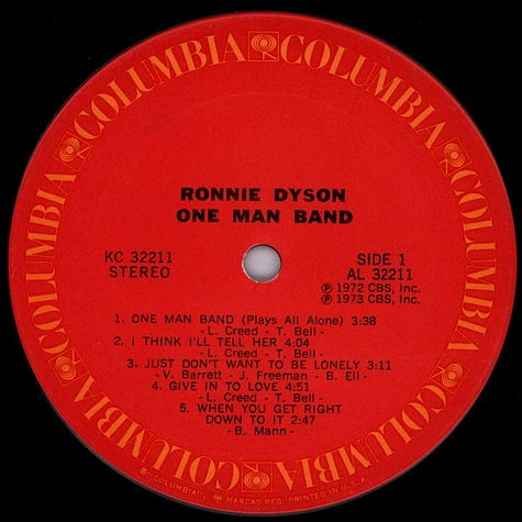 Ronnie Dyson - One Man Band