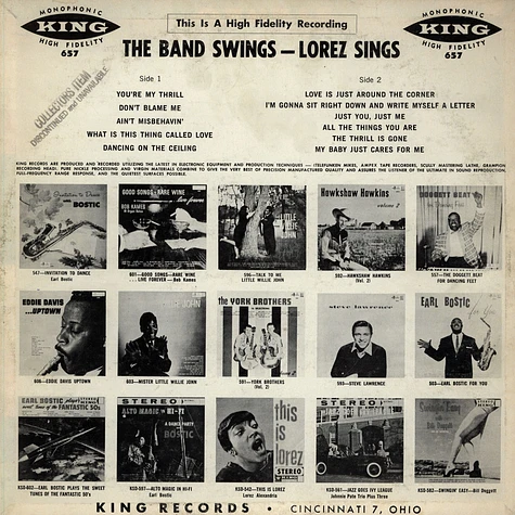 Lorez Alexandria - The Band Swings