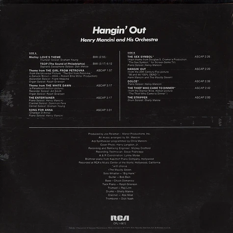Henry Mancini - Hangin' Out