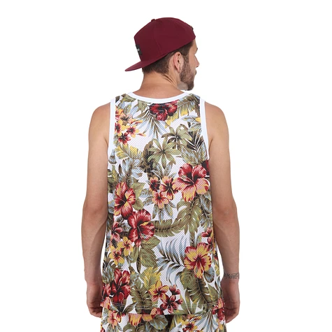 Stüssy - Island Flower Mesh Tank Top