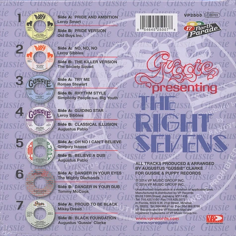 Gussie Clark - The Right Sevens