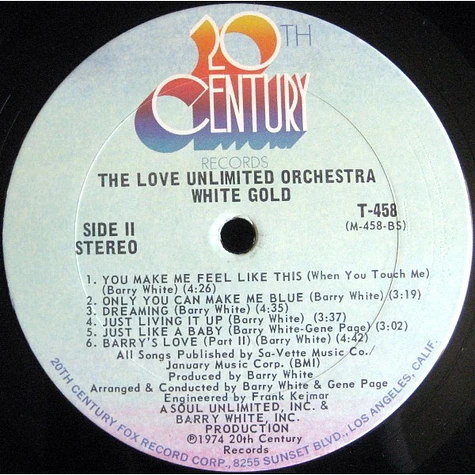 Love Unlimited Orchestra - White Gold