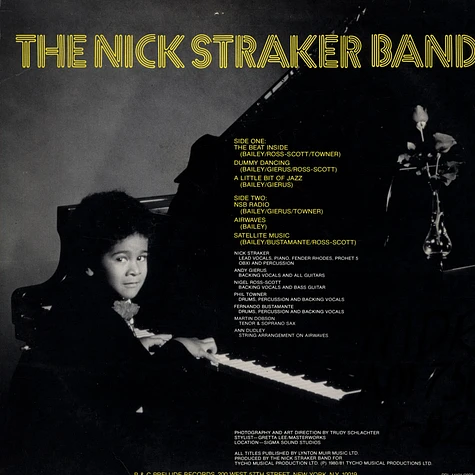 Nick Straker Band - The Nick Straker Band