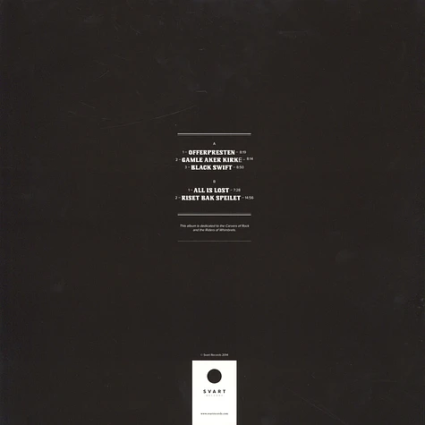 Tusmorke - Riset Bak Speilet Black Vinyl Edition