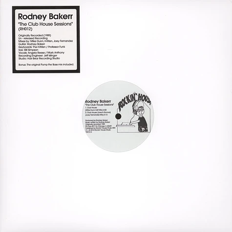 Rodney Bakerr - The Club House Sessions