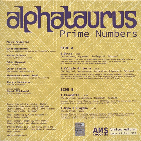 Alphataurus - Prime Numbers