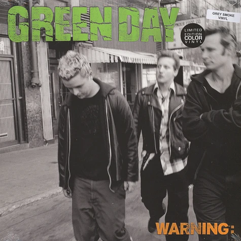 Green Day - Warning Smoke Clear Black Vinyl Edition