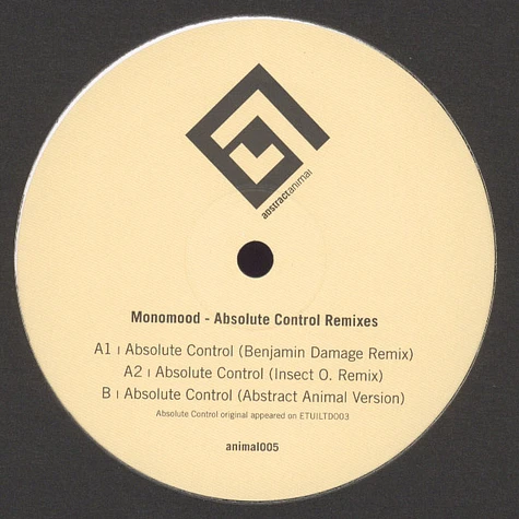 Monomood - Absolute Control Remixes
