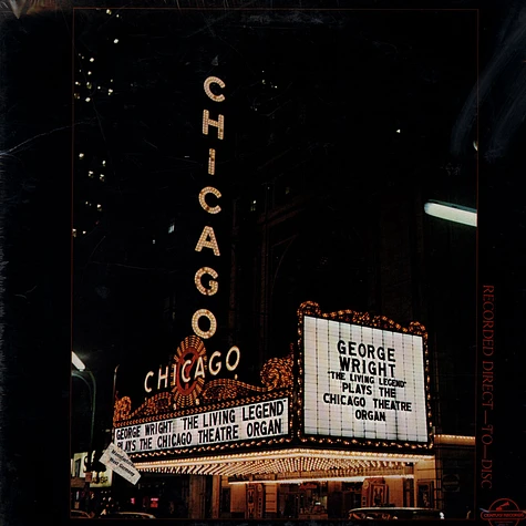 George Wright - "The Living Legend" Plays The Chicago Theatre Organ