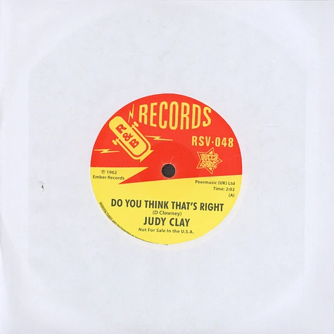 Judy Clay - Do You Think That’s Right