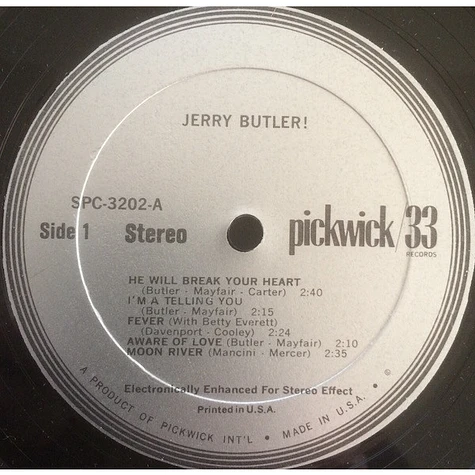 Jerry Butler - Jerry Butler!