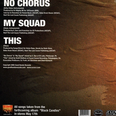 Chief Kamachi & The Juju Mob - No Chorus / My Squad