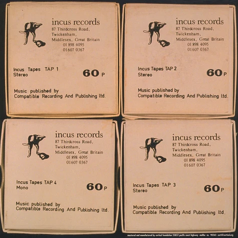 Derek Bailey - Incus Tapes