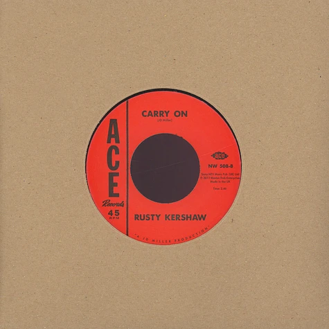 Johnny Jano / Rusty Kershaw - Rock-a-me Lulu / Carrry On