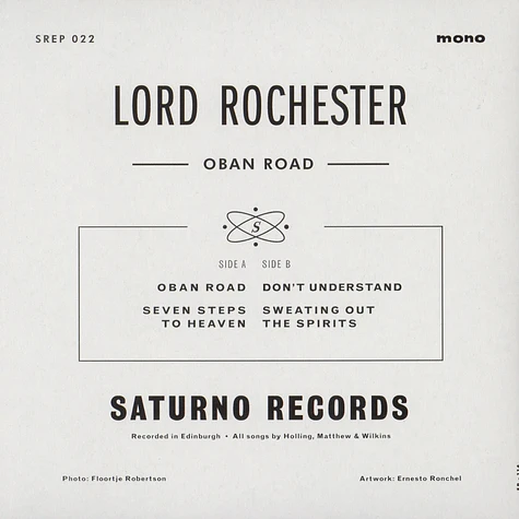 Lord Rochester - Oban Road