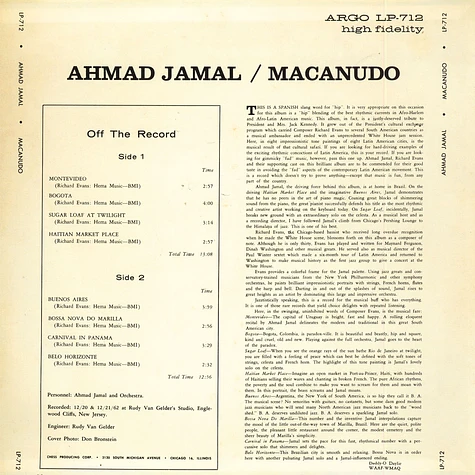 Ahmad Jamal - Macanudo