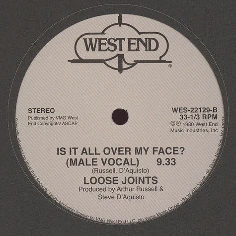 Loose Joints - Is It All Over My Face?
