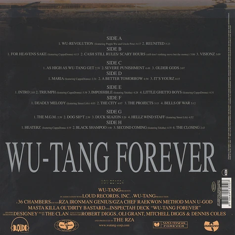 Wu-Tang Clan - Wu-Tang Forever Clear Vinyl Edition