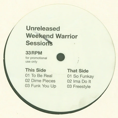 Biz Markie - Unreleased Weekend Warrior Sessions