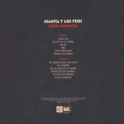 Juanita Y Los Feos - Nueva Numancia