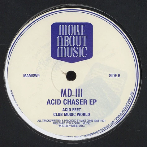 MD III (Mike Dunn) - Acid Chaser EP