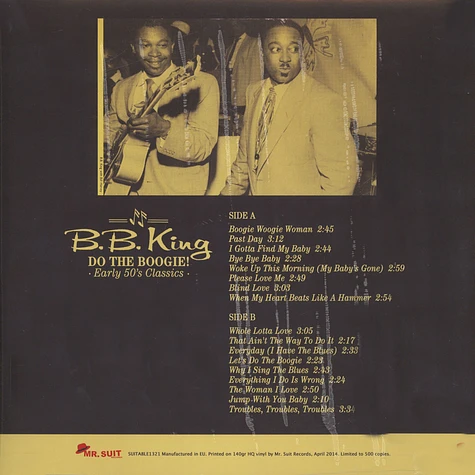 B.B. King - Do The Boogie! Early 50’s Classics