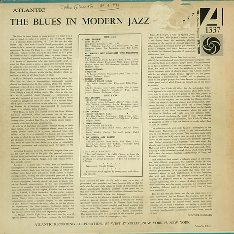 V.A. - The Blues In Modern Jazz
