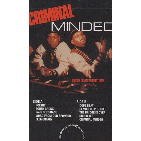 Boogie Down Productions - Criminal Minded