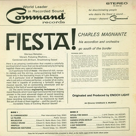 Charles Magnante And His Orchestra - Fiesta!