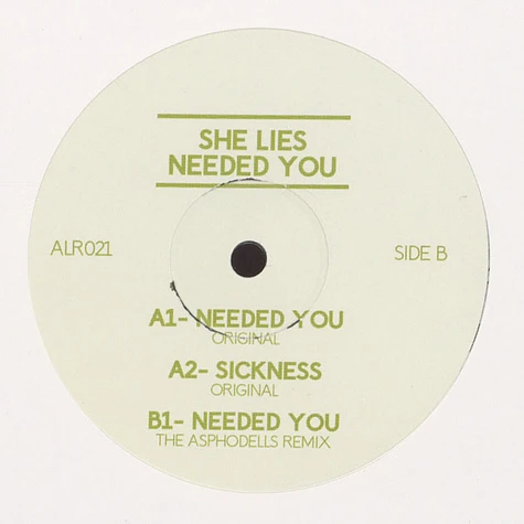 She Lies - Needed You