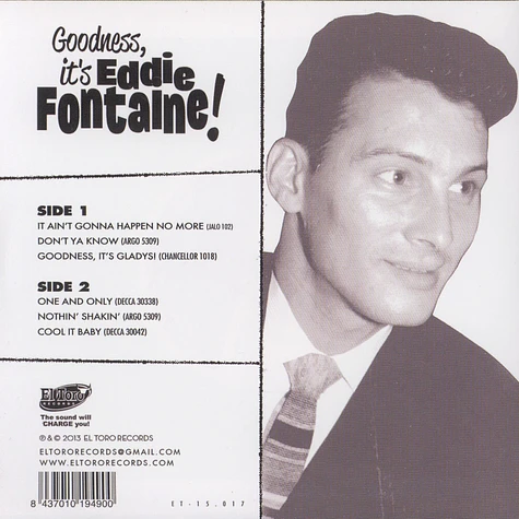 Eddie Fontaine - Goodness, It Is Eddie Fontaine