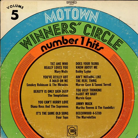 V.A. - Motown Winners' Circle - No. 1 Hits, Vol. 5