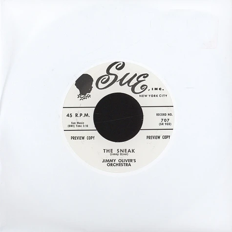 Sonny Jackson / Jimmy Oliver - My Babe / The Sneak