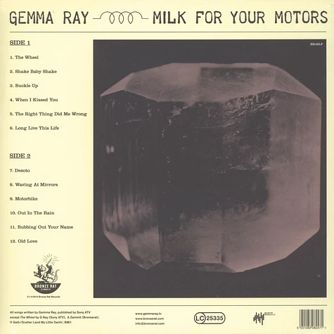 Gemma Ray - Milk For Your Motors