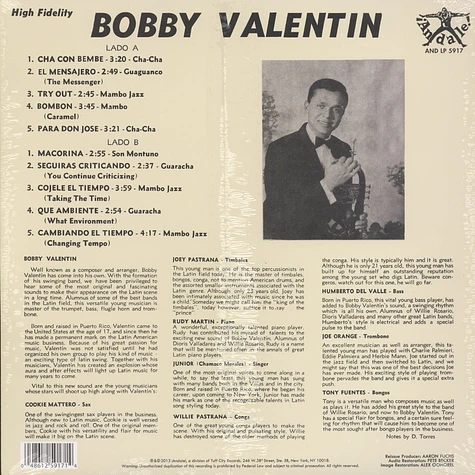 Bobby Valentin Y Su Orchestra - Ritmo Pa Goza