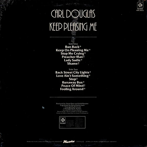 Carl Douglas - Keep Pleasing Me