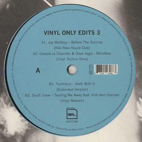 V.A. - BPC Vinyl Only Edits 3