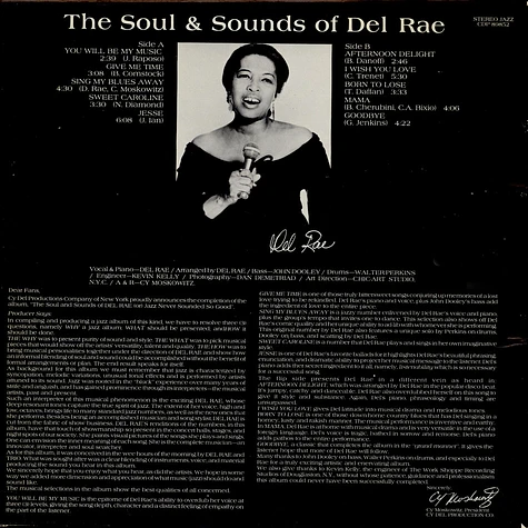 Del Rae - The Soul & Sounds Of: