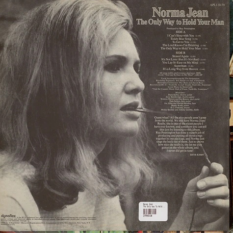 Norma Jean - The Only Way To Hold Your Man