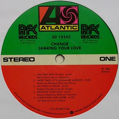 Change - Sharing Your Love