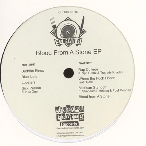 Starvin B - Blood From A Stone