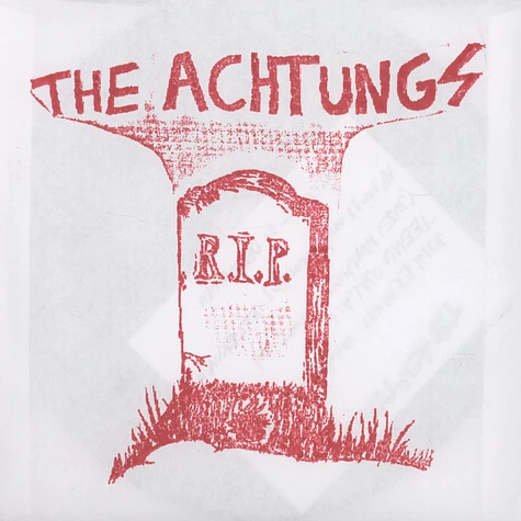 The Achtungs - Full Of Hate