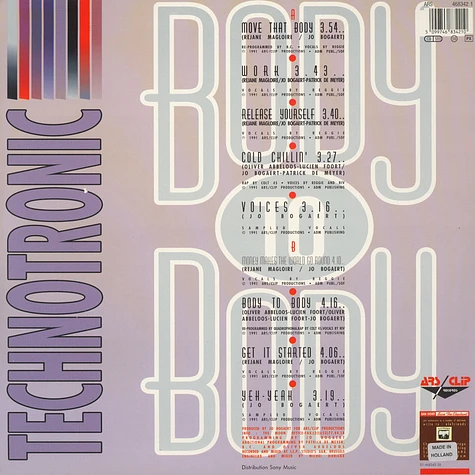 Technotronic - Body To Body