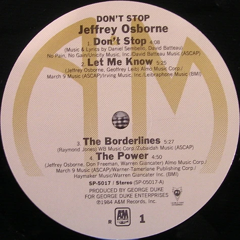 Jeffrey Osborne - Don't Stop