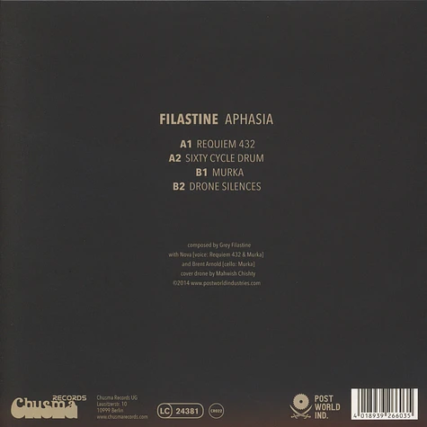 Filastine - Aphasia EP