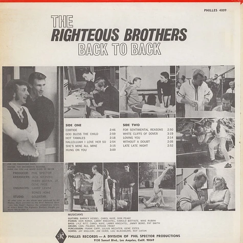 The Righteous Brothers - Back To Back