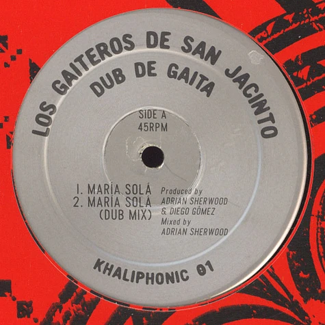 Los Gaiteros De San Jacinto & Adrian Sherwood - Dub De Gaita