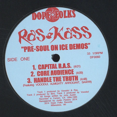Ras Kass - Pre-Soul On Ice Demos
